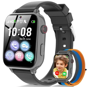 4G Kids Smart Watch Phone GPS, Smartwatch for Boys Girls Ages 4-12 Years with Video Call Chat Class Mode SOS Camera Alarm Games Parental App Watch Gifts for Children (Includes SIM Card),Jet Black 4G Kids Smart Watch Phone GPS, Smartwatch for Boys Girls Ages 4-12 Years with Video Call Chat Class Mode SOS Camera Alarm Games Parental App Watch Gifts for Children (Includes SIM Card),Jet Black