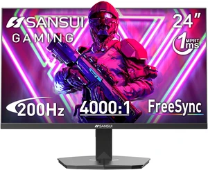 24 Inch Gaming Monitor 200Hz 1Ms FreeSync HDR 110% sRGB FHD 1080P Computer Monitor HDMI DP Ports Eye Care Frameless VESA Mount Cable Management (ES-G24F4L HDMI Cable Included) 24 Inch Gaming Monitor 200Hz 1Ms FreeSync HDR 110% sRGB FHD 1080P Computer Monitor HDMI DP Ports Eye Care Frameless VESA Mount Cable Management (ES-G24F4L HDMI Cable Included)