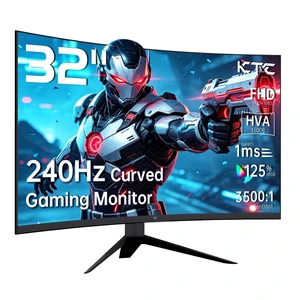 32 inch 240Hz Curved Gaming Monitor, 1080P Curved Monitor 1ms, H32S17F 1500R, Adaptive Sync, HDR10, 125%sRGB, HDMI 2.0 x2 & DP1.4 x1, VESA, Tilt Adjustable, for Xbox PS5 Switch, Black 32 inch 240Hz Curved Gaming Monitor, 1080P Curved Monitor 1ms, H32S17F 1500R, Adaptive Sync, HDR10, 125%sRGB, HDMI 2.0 x2 & DP1.4 x1, VESA, Tilt Adjustable, for Xbox PS5 Switch, Black