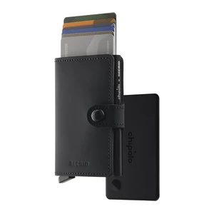 x Secrid Trackable Mini Wallet, Leather Slim Wallet (Black) With Rechargeable Bluetooth Tracker CARD, Works with Apple Find My or Google's Find Hub with Call of Your Phone x Secrid Trackable Mini Wallet, Leather Slim Wallet (Black) With Rechargeable Bluetooth Tracker CARD, Works with Apple Find My or Google's Find Hub with Call of Your Phone