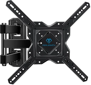 Full Motion TV Wall Mount Corner for 27-60 Inch TVs Single Stud TV Mount with Articulating Swivel Tilt - Wall Mount TV Bracket VESA 400x400mm up to 77 lbs, Perfect Center Design Full Motion TV Wall Mount Corner for 27-60 Inch TVs Single Stud TV Mount with Articulating Swivel Tilt - Wall Mount TV Bracket VESA 400x400mm up to 77 lbs, Perfect Center Design