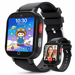 4G Kids Smart Watch with GPS Tracker, Video & Voice Call, SOS, WiFi, IP68 Waterproof, AI Smart Features, Parental Control Phone Watch for Boys Girls Age 3+ (SIM Card Included) 4G Kids Smart Watch with GPS Tracker, Video & Voice Call, SOS, WiFi, IP68 Waterproof, AI Smart Features, Parental Control Phone Watch for Boys Girls Age 3+ (SIM Card Included)