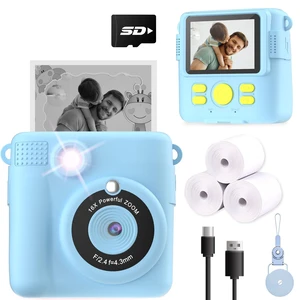 Kids Camera Instant Print, Christmas Birthday Gifts for Kids Age 3-12, Selfie Digital Camera with 1080P Videos,Toddler Portable Travel Toy for 4 5 6 7 8 9 Year Old Boys Girls-Blue Kids Camera Instant Print, Christmas Birthday Gifts for Kids Age 3-12, Selfie Digital Camera with 1080P Videos,Toddler Portable Travel Toy for 4 5 6 7 8 9 Year Old Boys Girls-Blue