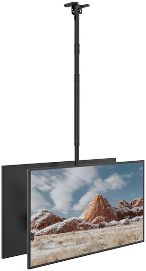 Back to Back Dual Ceiling TV Mount for 43-86" TVs, 88 lbs Per Screen Heavy Duty Hanging Ceiling Mount TV Bracket, Full Motion with Height Adjustment, Tilt, Swivel, Max VESA 600x400mm (CM4386-2S) Back to Back Dual Ceiling TV Mount for 43-86" TVs, 88 lbs Per Screen Heavy Duty Hanging Ceiling Mount TV Bracket, Full Motion with Height Adjustment, Tilt, Swivel, Max VESA 600x400mm (CM4386-2S)