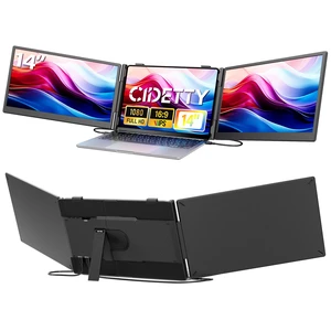 Laptop Screen Extender Monitor Portable,14.1" Ultra Thin 1080P FHD Lightweight Triple Screen,Portable Monitor for Laptops,Fit for 13-17" Laptop,Plug & Play Compatiable with Win/Mac/Chrome/Android Laptop Screen Extender Monitor Portable,14.1" Ultra Thin 1080P FHD Lightweight Triple Screen,Portable Monitor for Laptops,Fit for 13-17" Laptop,Plug & Play Compatiable with Win/Mac/Chrome/Android