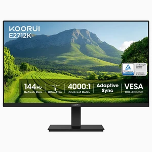 27 Inch Computer Monitor 144Hz FHD 1080p VA Display for Work & Play 4000:1 Contrast Ratio, Adaptive Sync, Eye Care TÜV Rheinland Certified, Slim Bezels, HDMI/VGA, VESA & Tilt for Home Office 27 Inch Computer Monitor 144Hz FHD 1080p VA Display for Work & Play 4000:1 Contrast Ratio, Adaptive Sync, Eye Care TÜV Rheinland Certified, Slim Bezels, HDMI/VGA, VESA & Tilt for Home Office