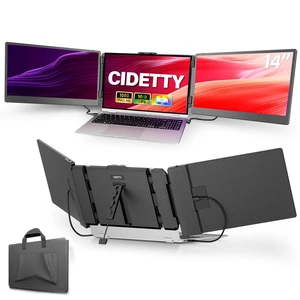 Laptop Screen Extender, 14'' FHD 1080P IPS Ultra-Thin Dual/Triple Monitor Display, HDMI/USB-C Plug-Play Portable Monitor for Laptop, Built-in Speakers(Mac, Win, Android) Laptop Screen Extender, 14'' FHD 1080P IPS Ultra-Thin Dual/Triple Monitor Display, HDMI/USB-C Plug-Play Portable Monitor for Laptop, Built-in Speakers(Mac, Win, Android)