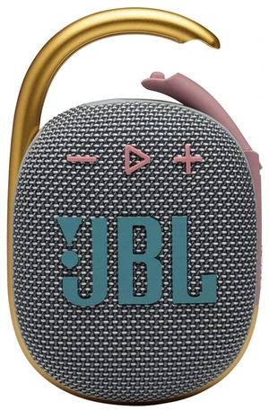 Clip 4 - Portable Mini Bluetooth Speaker, big audio and punchy bass, integrated carabiner, IP67 waterproof and dustproof, 10 hours of playtime, speaker for home, outdoor and travel (Grey) Clip 4 - Portable Mini Bluetooth Speaker, big audio and punchy bass, integrated carabiner, IP67 waterproof and dustproof, 10 hours of playtime, speaker for home, outdoor and travel (Grey)