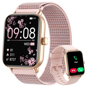 Smart Watches for Women, 1.85" Alexa Smart Watch for Android Phones/iPhones 120+ Sport Modes Fitness Watch with Heart Rate/SpO2 Monitor, Step/Sleep Tracker, Bluetooth Calls Watches for Women, 2Bands Smart Watches for Women, 1.85" Alexa Smart Watch for Android Phones/iPhones 120+ Sport Modes Fitness Watch with Heart Rate/SpO2 Monitor, Step/Sleep Tracker, Bluetooth Calls Watches for Women, 2Bands