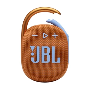 Clip 4, Orange - Portable Bluetooth 5.1 Speaker - Up to 10 Hours of Play - Waterproof & Dust Resistant - Includes Noise & Echo-Canceling Speakerphone Clip 4, Orange - Portable Bluetooth 5.1 Speaker - Up to 10 Hours of Play - Waterproof & Dust Resistant - Includes Noise & Echo-Canceling Speakerphone