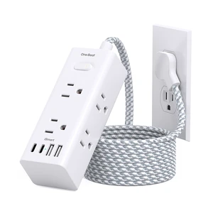 Surge Protector Power Strip, 6 Ft Flat Plug Extension Cord, 900J 6 Outlets 4 USB Ports(2 USB C), Wall Outlet Extender Small Power Strip for Travel Home Office College Dorm Room Essentials Surge Protector Power Strip, 6 Ft Flat Plug Extension Cord, 900J 6 Outlets 4 USB Ports(2 USB C), Wall Outlet Extender Small Power Strip for Travel Home Office College Dorm Room Essentials