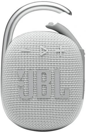 Clip 4 - Portable Mini Bluetooth Speaker, big audio and punchy bass, integrated carabiner, IP67 waterproof and dustproof, 10 hours of playtime, speaker for home, outdoor and travel (White) Clip 4 - Portable Mini Bluetooth Speaker, big audio and punchy bass, integrated carabiner, IP67 waterproof and dustproof, 10 hours of playtime, speaker for home, outdoor and travel (White)