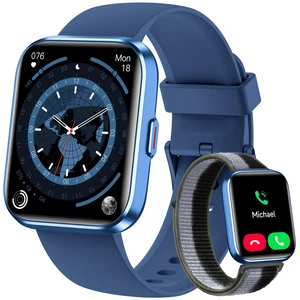Smart Watches for Men, 1.8" Fitness Tracker for Android & iPhone, Answer/Make Calls, Alexa Built-in, Heart Rate/Sleep/SpO2 Monitor Smartwatch, 3ATM Waterproof Watches 101+ Sport Modes, 2 Bands Smart Watches for Men, 1.8" Fitness Tracker for Android & iPhone, Answer/Make Calls, Alexa Built-in, Heart Rate/Sleep/SpO2 Monitor Smartwatch, 3ATM Waterproof Watches 101+ Sport Modes, 2 Bands
