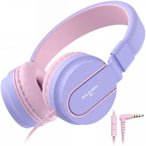 I35 Kids Headphones for School with Mic, 93dB Safe Volume, Lilac Wired On Ear Headphones for Kids Girls, Foldable Lightweight Headphone for Classroom Learning & Entertainment Travel Computer I35 Kids Headphones for School with Mic, 93dB Safe Volume, Lilac Wired On Ear Headphones for Kids Girls, Foldable Lightweight Headphone for Classroom Learning & Entertainment Travel Computer