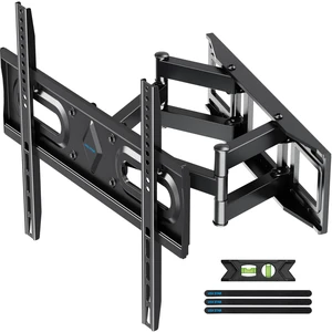 50 55 65 70 inch TVs UL Listed Full Motion TV Wall Mount Bracket Fit Most 32-70 inch TVs, 110lbs,16" Stud, VESA 400x400mm, ±45° Swivel, +5°/-12° Tilt, ±4° level, 2.56-14.52" extend 50 55 65 70 inch TVs UL Listed Full Motion TV Wall Mount Bracket Fit Most 32-70 inch TVs, 110lbs,16" Stud, VESA 400x400mm, ±45° Swivel, +5°/-12° Tilt, ±4° level, 2.56-14.52" extend