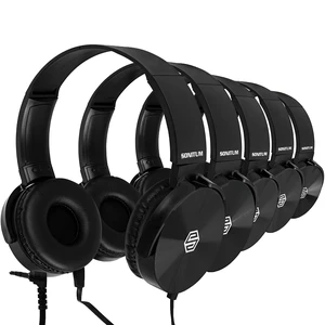 Classroom Headphones-Bulk 25-Pack, Student On Ear Comfy Swivel Earphones for Library, School, Airplane, Kids-for Online Learning and Travel, HQ Stereo Sound 3.5mm Jack (Black Set) Classroom Headphones-Bulk 25-Pack, Student On Ear Comfy Swivel Earphones for Library, School, Airplane, Kids-for Online Learning and Travel, HQ Stereo Sound 3.5mm Jack (Black Set)