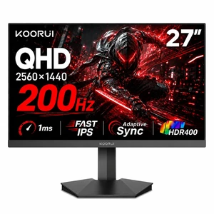27 Inch 1440p Gaming Monitor, 200Hz Fast IPS, 1ms, HDR400 G2721P Adaptive Sync, 95% DCI-P3, HDMI2.0/DP1.4, VESA Mount for PC, Console, Streaming and Dual-Screen Setups 27 Inch 1440p Gaming Monitor, 200Hz Fast IPS, 1ms, HDR400 G2721P Adaptive Sync, 95% DCI-P3, HDMI2.0/DP1.4, VESA Mount for PC, Console, Streaming and Dual-Screen Setups