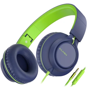 Wired Headphones with Mic for School Kids Boys Girls Teen 3.5mm, BlueGreen On-Ear Headsets with Volume Control, Corded Foldable for Smartphones Chromebook Laptop Computer Tablets Airplane Travel Wired Headphones with Mic for School Kids Boys Girls Teen 3.5mm, BlueGreen On-Ear Headsets with Volume Control, Corded Foldable for Smartphones Chromebook Laptop Computer Tablets Airplane Travel