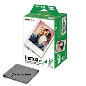 Instax Mini Instant Film, 20 Sheets White Daylight ISO 800 for Instax Mini 13, 12, 11, 41 Cameras Bundeld with The Tudak Store Microfiber Cleaning Cloth Instax Mini Instant Film, 20 Sheets White Daylight ISO 800 for Instax Mini 13, 12, 11, 41 Cameras Bundeld with The Tudak Store Microfiber Cleaning Cloth