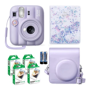Instax Mini 13 Instant Camera Dreamy Purple + Fuji Film Value Pack (40 Sheets) + Tudak Accessories Bundle, Incl. Compatible Carrying Case, Quicksand Beads Photo Album 64 Pockets Instax Mini 13 Instant Camera Dreamy Purple + Fuji Film Value Pack (40 Sheets) + Tudak Accessories Bundle, Incl. Compatible Carrying Case, Quicksand Beads Photo Album 64 Pockets