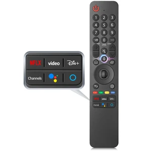for LG Smart TV Remote Control Replacement 2019-2025 with Voice and Pointer for LG 2019-2025 UHD/OLED/QNED TVs. 6 shortcut keys for streaming, voice-controlled cursor, easy pairing, durable ABS build for LG Smart TV Remote Control Replacement 2019-2025 with Voice and Pointer for LG 2019-2025 UHD/OLED/QNED TVs. 6 shortcut keys for streaming, voice-controlled cursor, easy pairing, durable ABS build