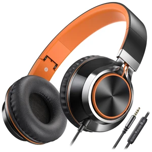 C8 Kids Wired Headphones with Mic for School, 3.5mm, Black Orange On Ear Headsets and Volume Control Foldable, Corded Computer Chromebook for Boys Girls Teen Classroom Online Learning Travel C8 Kids Wired Headphones with Mic for School, 3.5mm, Black Orange On Ear Headsets and Volume Control Foldable, Corded Computer Chromebook for Boys Girls Teen Classroom Online Learning Travel