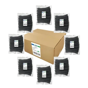 8 Inch Zip Ties Black 40 Pounds Tensile Strength Thin Straps (Bulk 8000 Pack) Nylon PA66 UV Resistant,Self-Locking Small Electrical Plastic Cable Wire Zipties for Outdoor Use,Multi Purpose 8 Inch Zip Ties Black 40 Pounds Tensile Strength Thin Straps (Bulk 8000 Pack) Nylon PA66 UV Resistant,Self-Locking Small Electrical Plastic Cable Wire Zipties for Outdoor Use,Multi Purpose