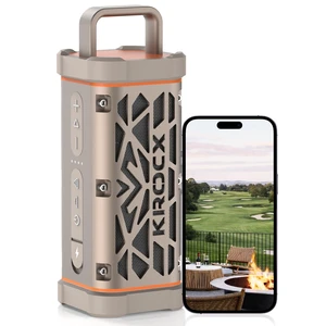 TRAVOR Premium Magnetic Bluetooth Speaker for Patio, Boat & Outdoor All-Aluminum Refined Finish with Magnetic Mount for Boat & Golf Cart, IP68 Waterproof, 25H Playtime for Patio Marine & Beach TRAVOR Premium Magnetic Bluetooth Speaker for Patio, Boat & Outdoor All-Aluminum Refined Finish with Magnetic Mount for Boat & Golf Cart, IP68 Waterproof, 25H Playtime for Patio Marine & Beach