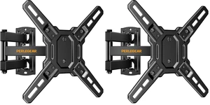 Full Motion TV Wall Mount Bracket for Most 13-43 Inch LED LCD Flat Curved Screen TVs & Monitors, Swivel Tilt Extension with Articulating Arms, Max VESA 200x200mm up to 44lbs (Pack of 2) Full Motion TV Wall Mount Bracket for Most 13-43 Inch LED LCD Flat Curved Screen TVs & Monitors, Swivel Tilt Extension with Articulating Arms, Max VESA 200x200mm up to 44lbs (Pack of 2)