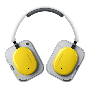 Headphone (a) 2026 New, Adaptive Active Noise Cancelling Headphones, Wireless Over Ear Bluetooth 5.4 ANC Headset with LDAC Hi-Res, 5 HD Mics Ultra Bass via APP, 135 Hours Playtime, Yellow Headphone (a) 2026 New, Adaptive Active Noise Cancelling Headphones, Wireless Over Ear Bluetooth 5.4 ANC Headset with LDAC Hi-Res, 5 HD Mics Ultra Bass via APP, 135 Hours Playtime, Yellow