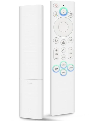 Universal Replacement Voice Remote Control for Samsung Smart TVs 2019-2026 Voice remote for 2019-2026 Samsung TVs (voice-ready), works QLED/Frame/Serif, replaces BN59-01385, easy pairing, durable ABS Universal Replacement Voice Remote Control for Samsung Smart TVs 2019-2026 Voice remote for 2019-2026 Samsung TVs (voice-ready), works QLED/Frame/Serif, replaces BN59-01385, easy pairing, durable ABS
