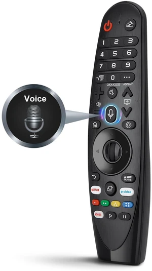 Voice Magic Remote for LG Smart TV Remote Control Replacement AKB75855501, MR20GA, MR19BA, MR18BA, MR650A Precision Pointing Cursor, Enhanced Voice Control & Scroll Wheel Navigation Voice Magic Remote for LG Smart TV Remote Control Replacement AKB75855501, MR20GA, MR19BA, MR18BA, MR650A Precision Pointing Cursor, Enhanced Voice Control & Scroll Wheel Navigation