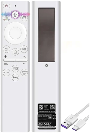 for Samsung Frame TV Remote, for 2018-2025 Samsung Remote Control for Smart TV with Voice Control. with Solarcell for Samsung Frame TV Remote, for 2018-2025 Samsung Remote Control for Smart TV with Voice Control. with Solarcell