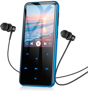 32GB MP3 Player with Bluetooth, M3 2.4'' Player with Speaker with FM Radio, Touch Buttons, Supports Up to 128GB(Blue) 32GB MP3 Player with Bluetooth, M3 2.4'' Player with Speaker with FM Radio, Touch Buttons, Supports Up to 128GB(Blue)