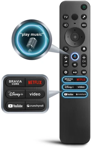 Voice Remote for Sony-TV-Remote Control Replacement, for All Sony Bravia Google Smart TVs Series with Voice Function Voice Remote for Sony-TV-Remote Control Replacement, for All Sony Bravia Google Smart TVs Series with Voice Function
