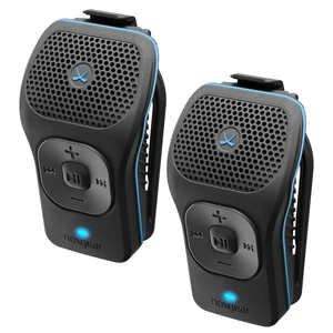 39g Wearable Bluetooth Speaker, Mini Clip-On, 2 Pack, Black Small Magnetic Clip-On Bluetooth Speaker, IPX7 Waterproof, 15 Hour Battery, Open-Ear Awareness, Microphone, 100ft Range 39g Wearable Bluetooth Speaker, Mini Clip-On, 2 Pack, Black Small Magnetic Clip-On Bluetooth Speaker, IPX7 Waterproof, 15 Hour Battery, Open-Ear Awareness, Microphone, 100ft Range