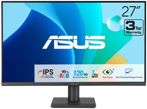 VA279HG 27 Inch 1080P 120Hz Eye Care Gaming Monitor, HDMI, VGA IPS, Full HD, 99% sRGB, Frameless, 1ms, Adaptive-Sync, Low Blue Light, Flicker Free, VESA Wall Mount, EPEAT VA279HG 27 Inch 1080P 120Hz Eye Care Gaming Monitor, HDMI, VGA IPS, Full HD, 99% sRGB, Frameless, 1ms, Adaptive-Sync, Low Blue Light, Flicker Free, VESA Wall Mount, EPEAT