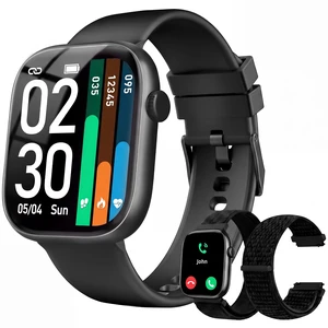 Smart Watch for Women Men, Answer/Make Call, 1.83"HD Touchscreen, 2 Bands IP67 Waterproof Fitness Tracker, Heart Rate/Sleep Monitor, DIY Dial, Multi-Sport Modes Pedometer, Smartwatch for iOS/Android Smart Watch for Women Men, Answer/Make Call, 1.83"HD Touchscreen, 2 Bands IP67 Waterproof Fitness Tracker, Heart Rate/Sleep Monitor, DIY Dial, Multi-Sport Modes Pedometer, Smartwatch for iOS/Android