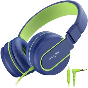 I35 Kids Headphones for School with Mic, 93dB Safe Volume, Green Wired On Ear Headphones for Girls Boys, 3.5mm Foldable Lightweight for Classroom Chromebook, Laptop, Computer, Tablet I35 Kids Headphones for School with Mic, 93dB Safe Volume, Green Wired On Ear Headphones for Girls Boys, 3.5mm Foldable Lightweight for Classroom Chromebook, Laptop, Computer, Tablet