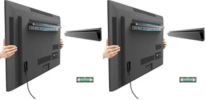 No Drill Drywall TV Mount, No Stud TV Wall Mount for Most Brand 22-55 Inch TVs up to 100 lbs, Easy Install No Stud Studless TVs Wall Mount, Include All Hardware- Level Bubble Meter (Pack of 2) No Drill Drywall TV Mount, No Stud TV Wall Mount for Most Brand 22-55 Inch TVs up to 100 lbs, Easy Install No Stud Studless TVs Wall Mount, Include All Hardware- Level Bubble Meter (Pack of 2)