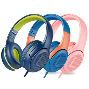 AT2 3PCS Kids Headphones for School Travel, 85/94dB Safe Volume 3.5mm Jack, HD Mic, Portable Wired Headphone with Shareport, Stereo Sound On-Ear Headphones for Toddler Kids Girls Boys AT2 3PCS Kids Headphones for School Travel, 85/94dB Safe Volume 3.5mm Jack, HD Mic, Portable Wired Headphone with Shareport, Stereo Sound On-Ear Headphones for Toddler Kids Girls Boys
