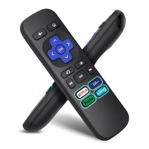 Replacement Remote for Roku Box/Express/Premiere-NOT for Stick, TV or Game for Roku Box only (not Stick/TV). No pairing needed insert batteries & go. Durable ABS. 1-click NFLX/Dis+/Hulu/Sling Replacement Remote for Roku Box/Express/Premiere-NOT for Stick, TV or Game for Roku Box only (not Stick/TV). No pairing needed insert batteries & go. Durable ABS. 1-click NFLX/Dis+/Hulu/Sling