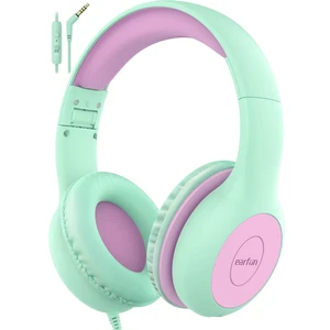K1 Kids Headphones Wired with Mic, Volume Limit Headphones for Kids Portable Wired Headphone with Shareport, Stereo Sound, Foldable Headset for School/Toddler/Tablet/iPad/Kindle, Green Violet K1 Kids Headphones Wired with Mic, Volume Limit Headphones for Kids Portable Wired Headphone with Shareport, Stereo Sound, Foldable Headset for School/Toddler/Tablet/iPad/Kindle, Green Violet