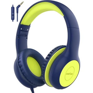 K1 Kids Headphones Wired with Mic, Volume Limit Headphones for Kids Portable Wired Headphone with Shareport, Stereo Sound, Foldable Headset for School/Toddler/Tablet/iPad/Kindle, Blue Lemon K1 Kids Headphones Wired with Mic, Volume Limit Headphones for Kids Portable Wired Headphone with Shareport, Stereo Sound, Foldable Headset for School/Toddler/Tablet/iPad/Kindle, Blue Lemon