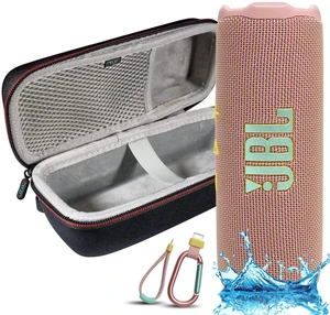 Flip 7 Portable Bluetooth Speaker, IP68 Waterproof, Dustproof, Drop-Proof, PushLock System, AI Sound Boost, 16H Battery, Megen Hardshel Protection Case (Pink) Flip 7 Portable Bluetooth Speaker, IP68 Waterproof, Dustproof, Drop-Proof, PushLock System, AI Sound Boost, 16H Battery, Megen Hardshel Protection Case (Pink)