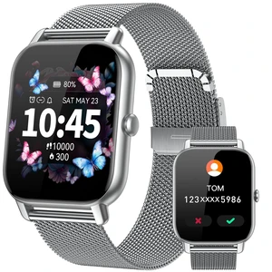 Smart Watches for Men Women, Fitness Tracker with Activity Counter/ Sleep Monitor, IP68 Waterproof Smart Watch for Android iPhone iOS Compatible (Silver Case w/ Starlight & Sliver Milanese Band, 1.83) Smart Watches for Men Women, Fitness Tracker with Activity Counter/ Sleep Monitor, IP68 Waterproof Smart Watch for Android iPhone iOS Compatible (Silver Case w/ Starlight & Sliver Milanese Band, 1.83)