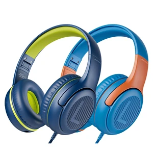 AT2 2PCS Kids Headphones for School Travel, 85/94dB Safe Volume 3.5mm Jack, HD Mic, Portable Wired Headphone with Shareport, Stereo Sound On-Ear Headphones for Toddler Kids Girls Boys AT2 2PCS Kids Headphones for School Travel, 85/94dB Safe Volume 3.5mm Jack, HD Mic, Portable Wired Headphone with Shareport, Stereo Sound On-Ear Headphones for Toddler Kids Girls Boys