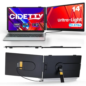 Laptop Screen Extender 0.27" Ultra-Thin, 14" Dual Portable Monitor FHD 1080P IPS, USB-C/HDMI Plug & Play Travel Screen for 13-17" Laptops, Compatible with Wins/Mac/Chrome/Switch/Android Laptop Screen Extender 0.27" Ultra-Thin, 14" Dual Portable Monitor FHD 1080P IPS, USB-C/HDMI Plug & Play Travel Screen for 13-17" Laptops, Compatible with Wins/Mac/Chrome/Switch/Android