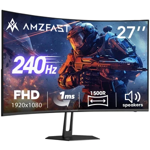 27 inch 240Hz Curved Monitor, FHD 1080p Gaming Monitor, Built-in Speakers, FreeSync, MPRT 1ms, 130% sRGB, 4000:1, 1500R, VESA Mount, HDMI 2.0&DP 1.4, Exchange, AMZG27C1 Pro 27 inch 240Hz Curved Monitor, FHD 1080p Gaming Monitor, Built-in Speakers, FreeSync, MPRT 1ms, 130% sRGB, 4000:1, 1500R, VESA Mount, HDMI 2.0&DP 1.4, Exchange, AMZG27C1 Pro