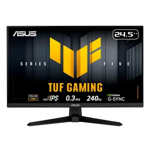 TUF Gaming VG259QM5A 25 Inch 1080p 240Hz G-SYNC Gaming Monitor FreeSync Premium, ELMB Sync, Gaming AI, G-SYNC Compatible, DisplayWidget Center, Fast-IPS, 0.3ms, 99% sRGB TUF Gaming VG259QM5A 25 Inch 1080p 240Hz G-SYNC Gaming Monitor FreeSync Premium, ELMB Sync, Gaming AI, G-SYNC Compatible, DisplayWidget Center, Fast-IPS, 0.3ms, 99% sRGB